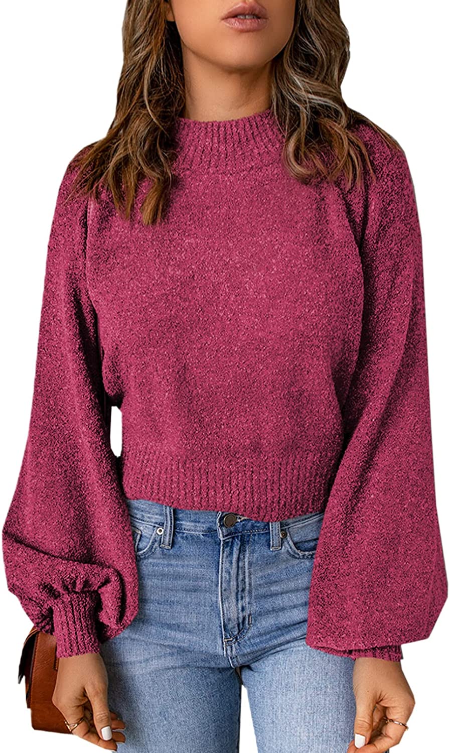 Klassischä Lockeri Strickpullover Mit Fledermausärmle für Damen | Ideal für alle Jahreszeiten