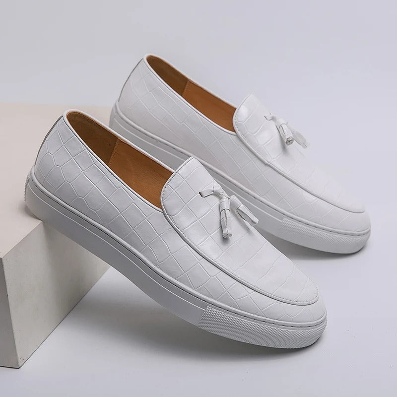 Eleganter Loafer Us Veganes Leder Mit Quaste für Herren | Ideal für alle Jahreszeiten