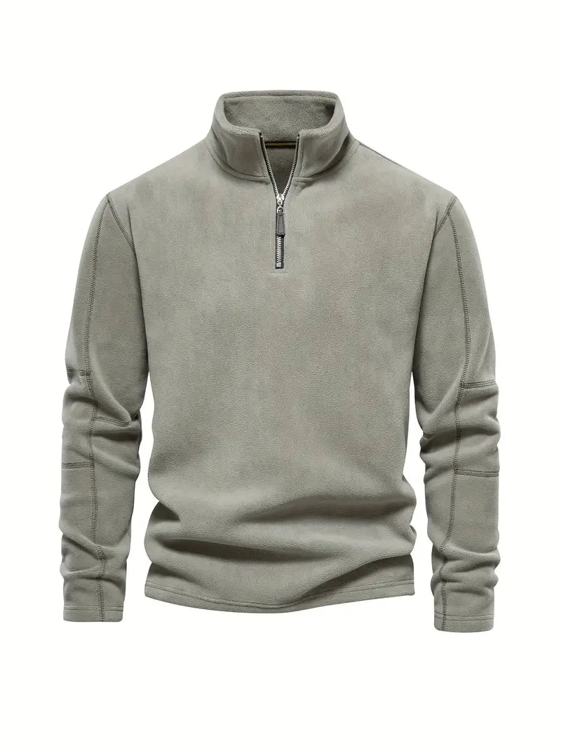 Eleganter Cord-Pullover Mit Reissverschluss für Herren | Ideal für alle Jahreszeiten