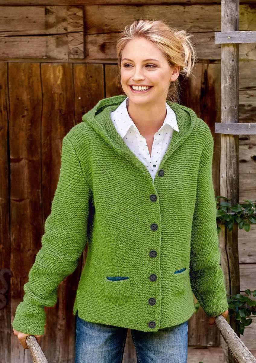 Klassischi Strickjacke Mit Kapuze Und Tasche für Damen | Ideal für alle Jahreszeiten