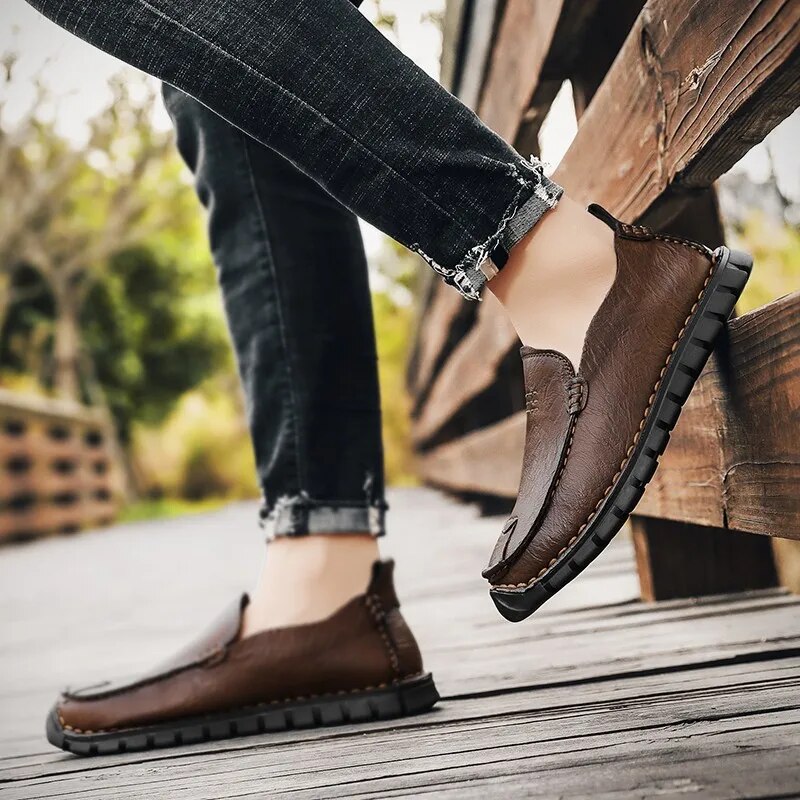 Klassischer Loafer Us Veganes Leder Mit Flexibler Sohle für Herren | Ideal für alle Jahreszeiten