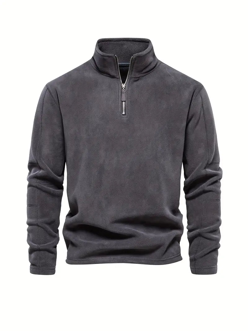 Eleganter Cord-Pullover Mit Reissverschluss für Herren | Ideal für alle Jahreszeiten