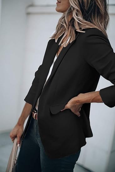 Eleganter Offener Blazer Mit Taschen für Damen | Ideal für jede Jahreszeit