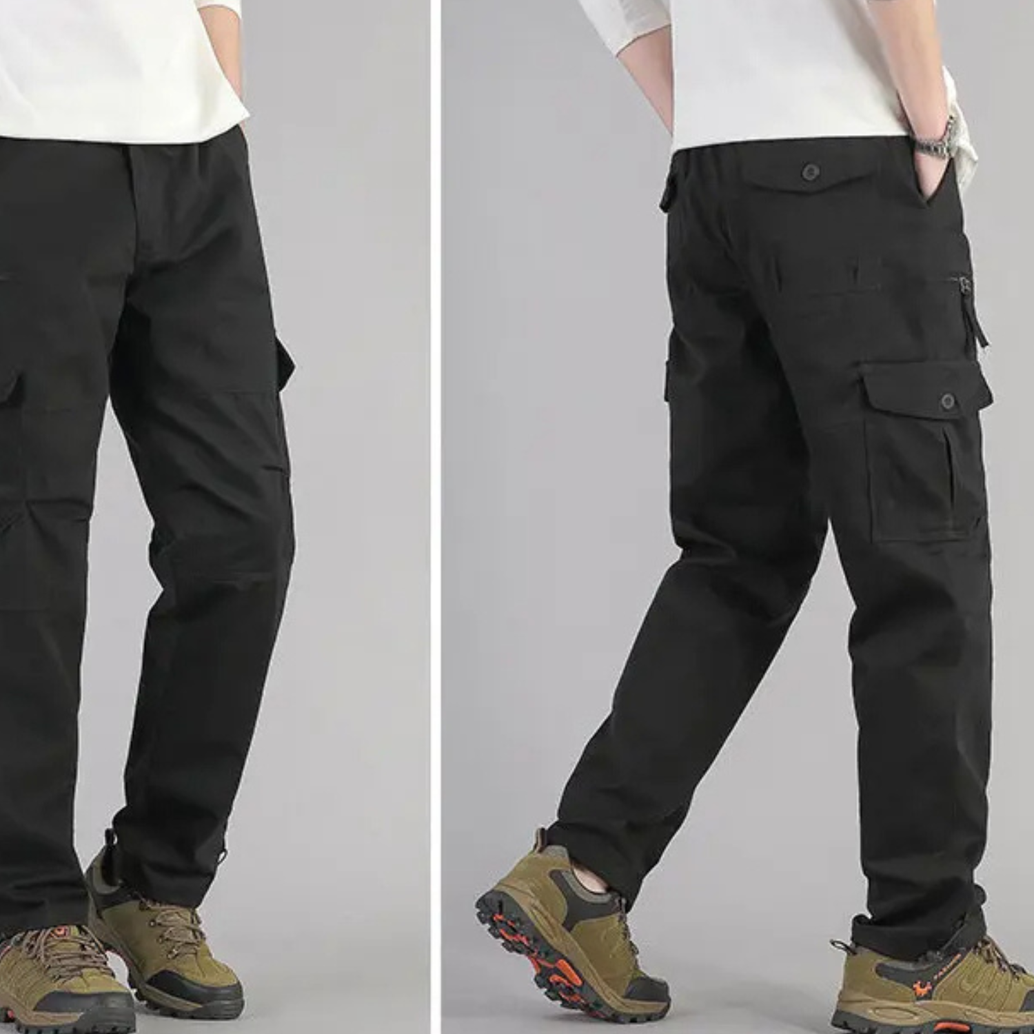 Lässigi Dehnbari Taktischi Cargo Hose Mit Stretchbund für Herren | Ideal für alle Jahreszeiten