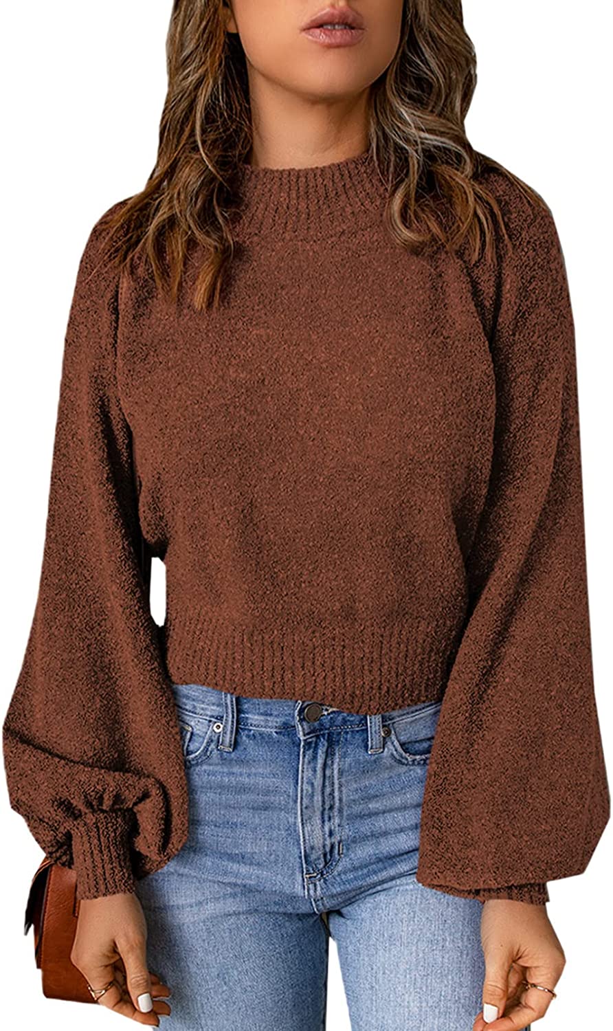 Klassischä Lockeri Strickpullover Mit Fledermausärmle für Damen | Ideal für alle Jahreszeiten