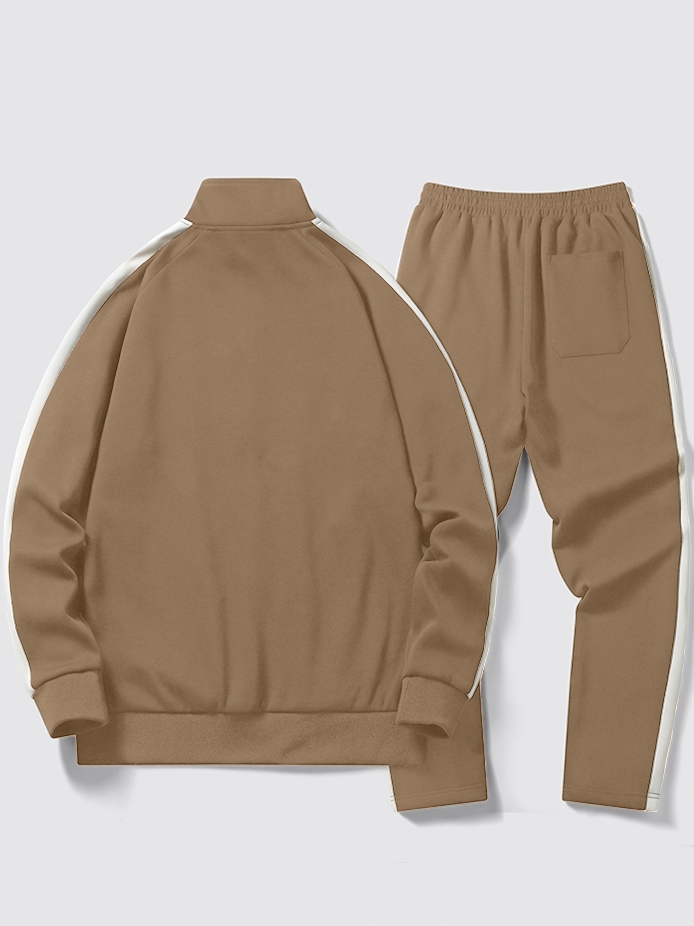 Lässiger Reissverschluss Pullover Mit Tasche Und Jogginghose Trainingsanzug für Herren | Ideal für alle Jahreszeiten