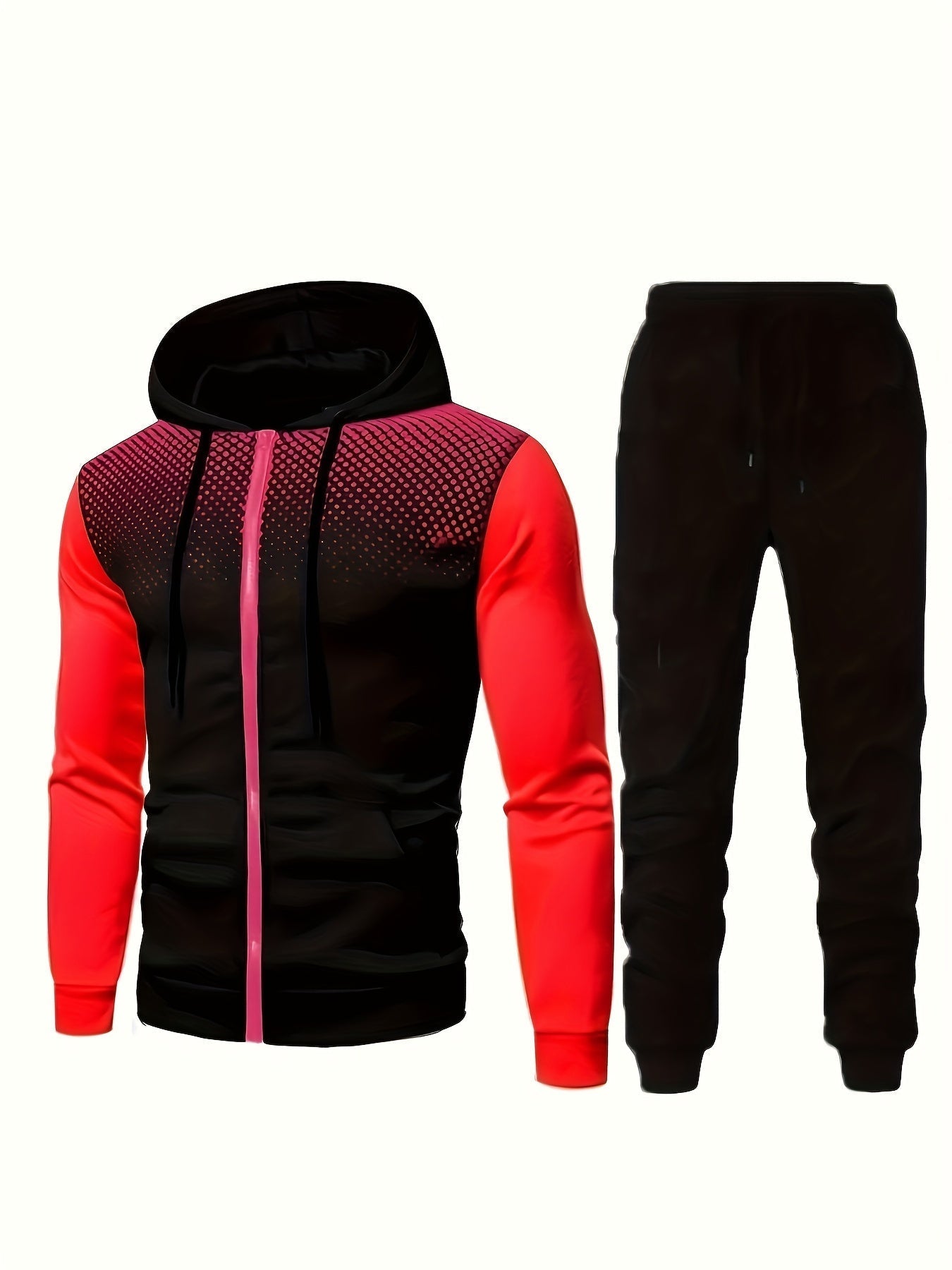 Klassischi Passform Kapuzenpullover Mit Jogginghose Trainingsanzug für  Herren | Ideal für Sommer