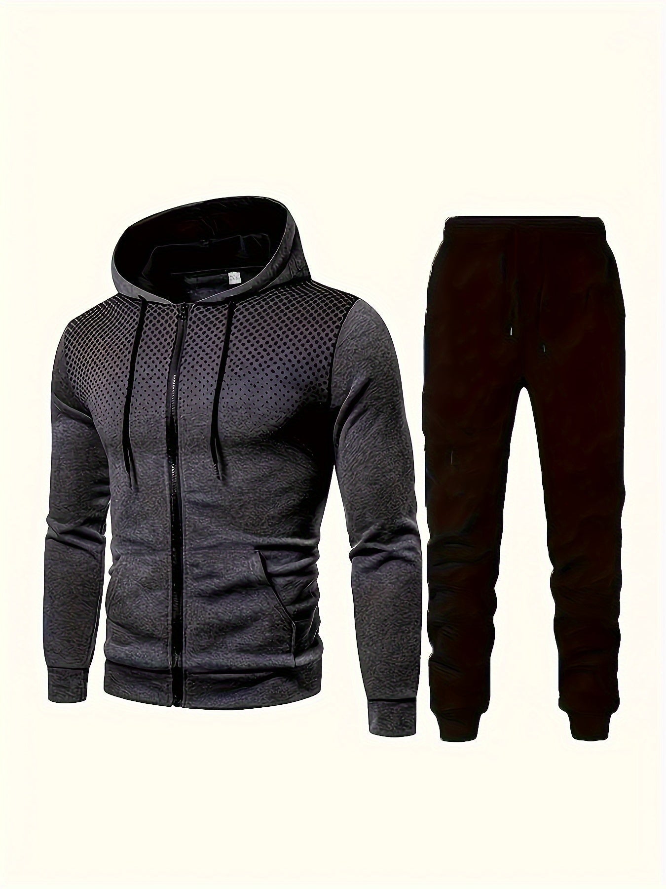 Klassischi Passform Kapuzenpullover Mit Jogginghose Trainingsanzug für  Herren | Ideal für Sommer