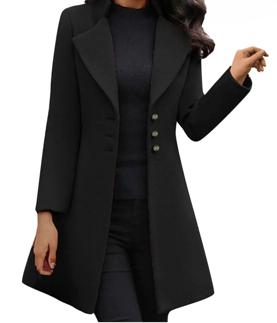 Eleganter Einreihiger Trenchcoat für Damen | Ideal für alle Jahreszeiten