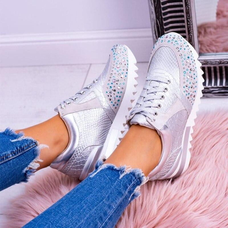 Trendig Schnür-Mesh-Sneaker mit Perlendesign für Damen | Ideal für jede Jahreszeit