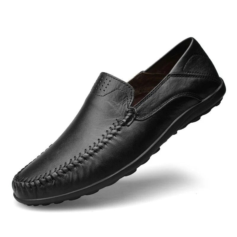 Atmigsaktiv Veganes Leder Loafer Mit Naht-Design für Herren | Perfekt für legere Tage