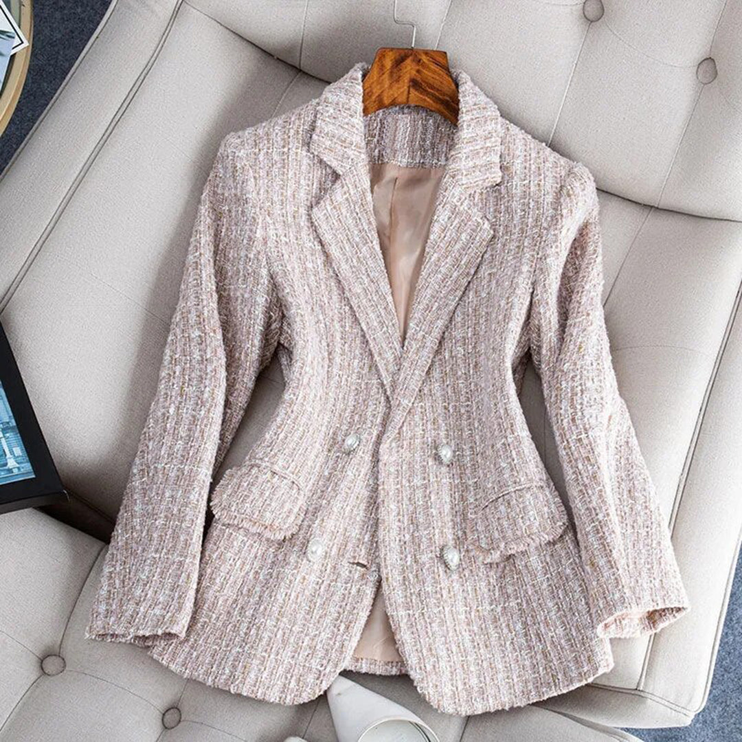 Stylischer Strukturierter Business Blazer Mit Knöpfen für Damen | Ideal für alle Jahreszeiten