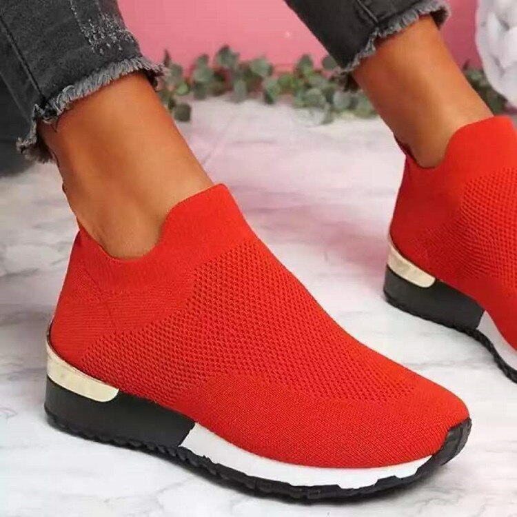 Legeri Colorblock Slip Strick Schuhe für Damen | Ideal für jede Jahreszeit