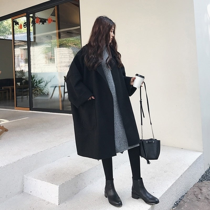 Eleganter Lockerer Trenchcoat mit Tasche für Damen | Ideal für alle Jahreszeiten