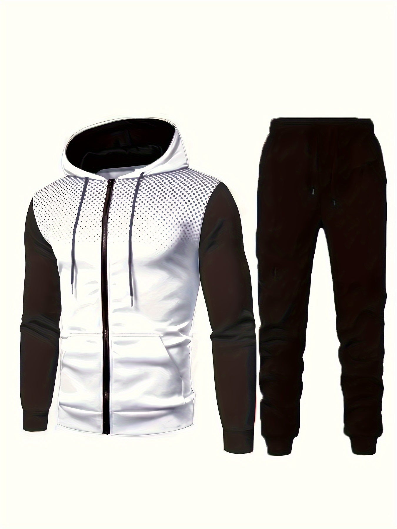 Klassischi Passform Kapuzenpullover Mit Jogginghose Trainingsanzug für  Herren | Ideal für Sommer