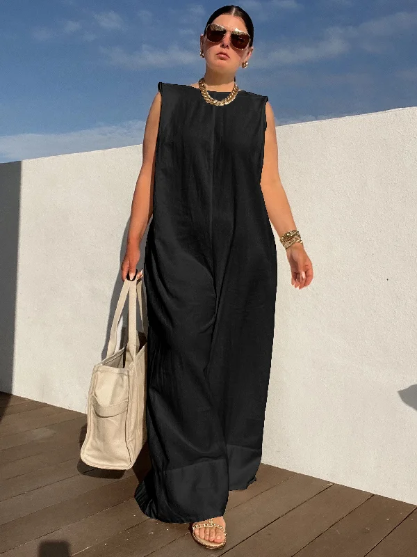 Klassischs Jumpsuit Mit Wiitn Hose Und Eifarbigs Design für Damen | Ideal für alle Jahreszeiten