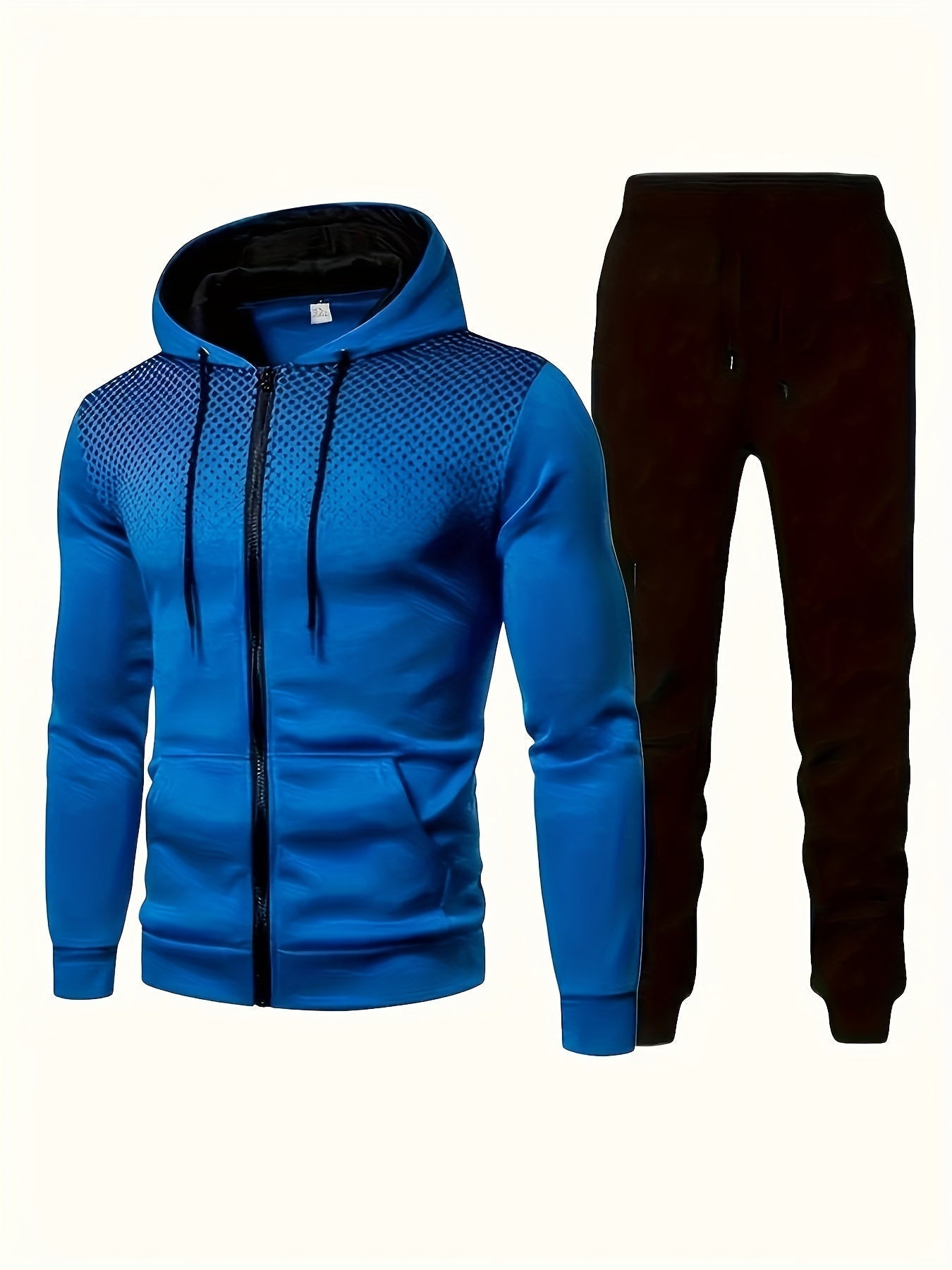 Klassischi Passform Kapuzenpullover Mit Jogginghose Trainingsanzug für  Herren | Ideal für Sommer