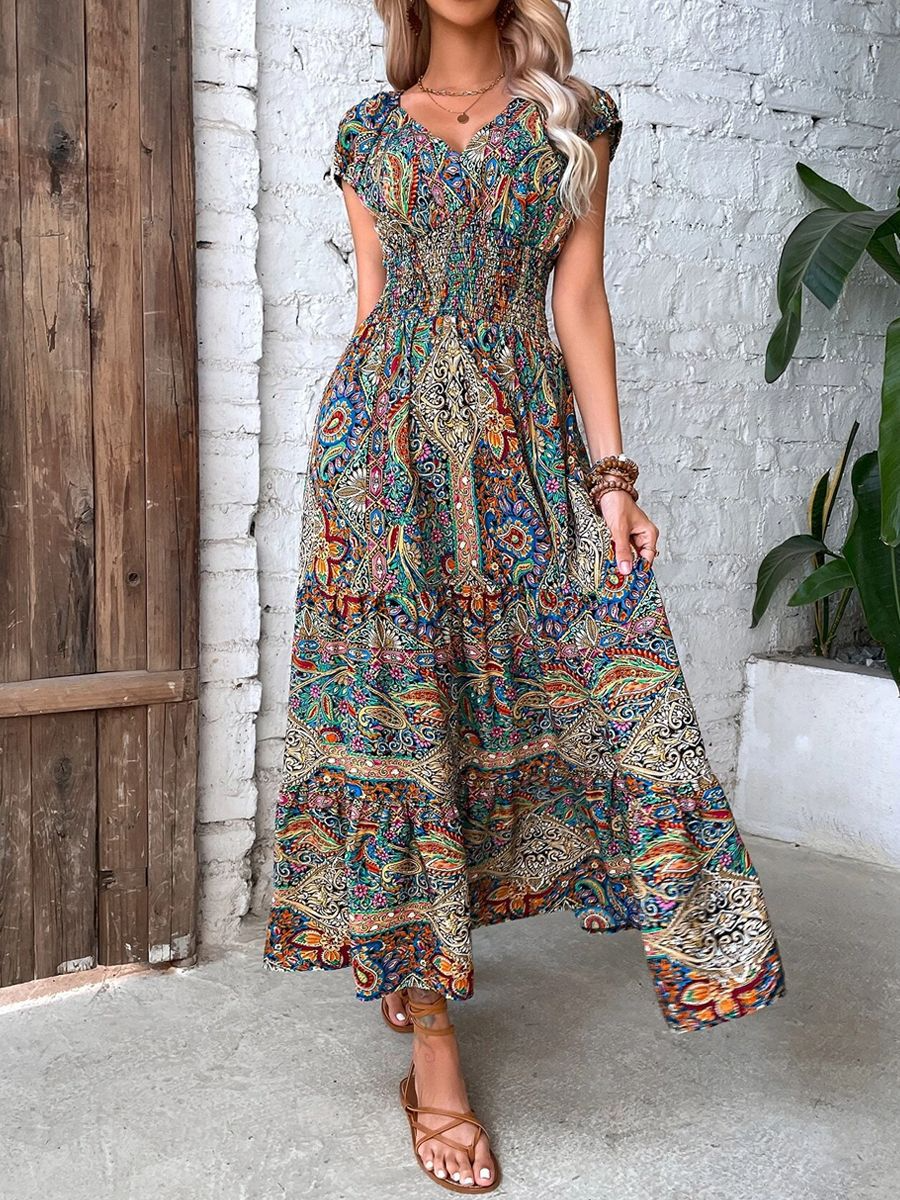 Stilvolles Boho Maxikleid für Damen | Ideal für den Sommer