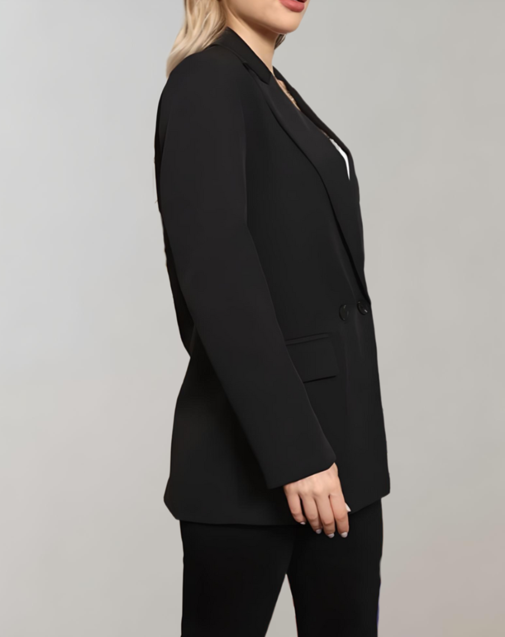 Lässigi Locker Sitzender Blazer Mit Chnöpf Und Revers für Damen | Ideal für alle Jahreszeiten