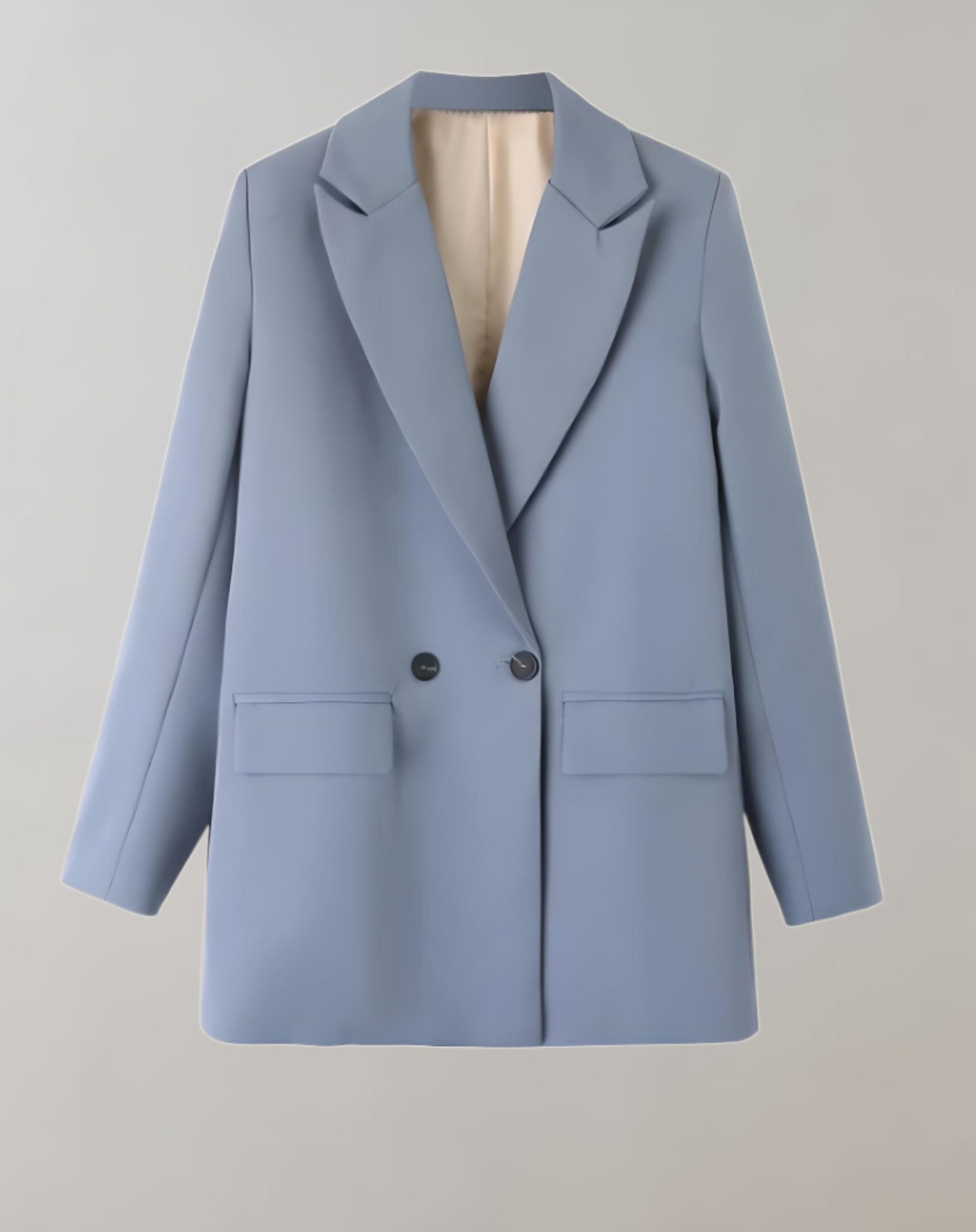 Lässigi Locker Sitzender Blazer Mit Chnöpf Und Revers für Damen | Ideal für alle Jahreszeiten