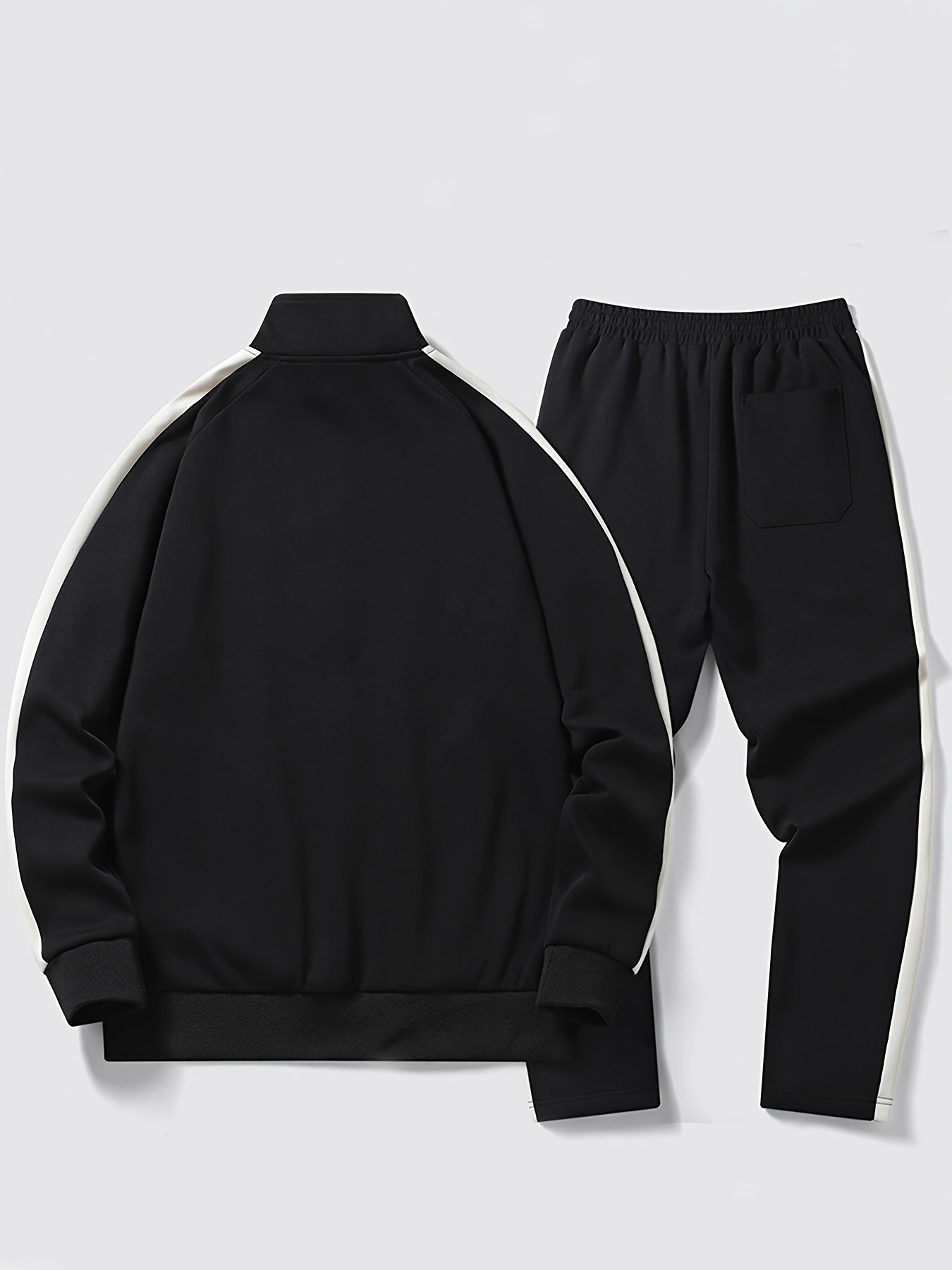 Lässiger Reissverschluss Pullover Mit Tasche Und Jogginghose Trainingsanzug für Herren | Ideal für alle Jahreszeiten