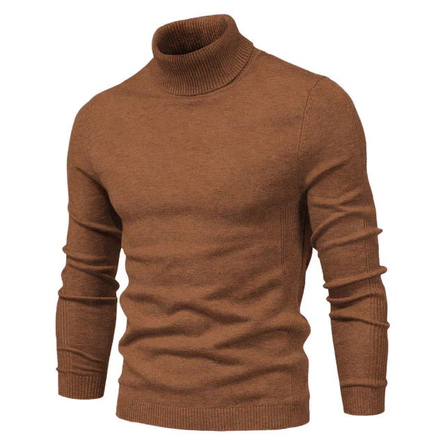 Gemütlicher Rollkragen-Strickpullover Für Herren | Ideal für Herbst/Winter