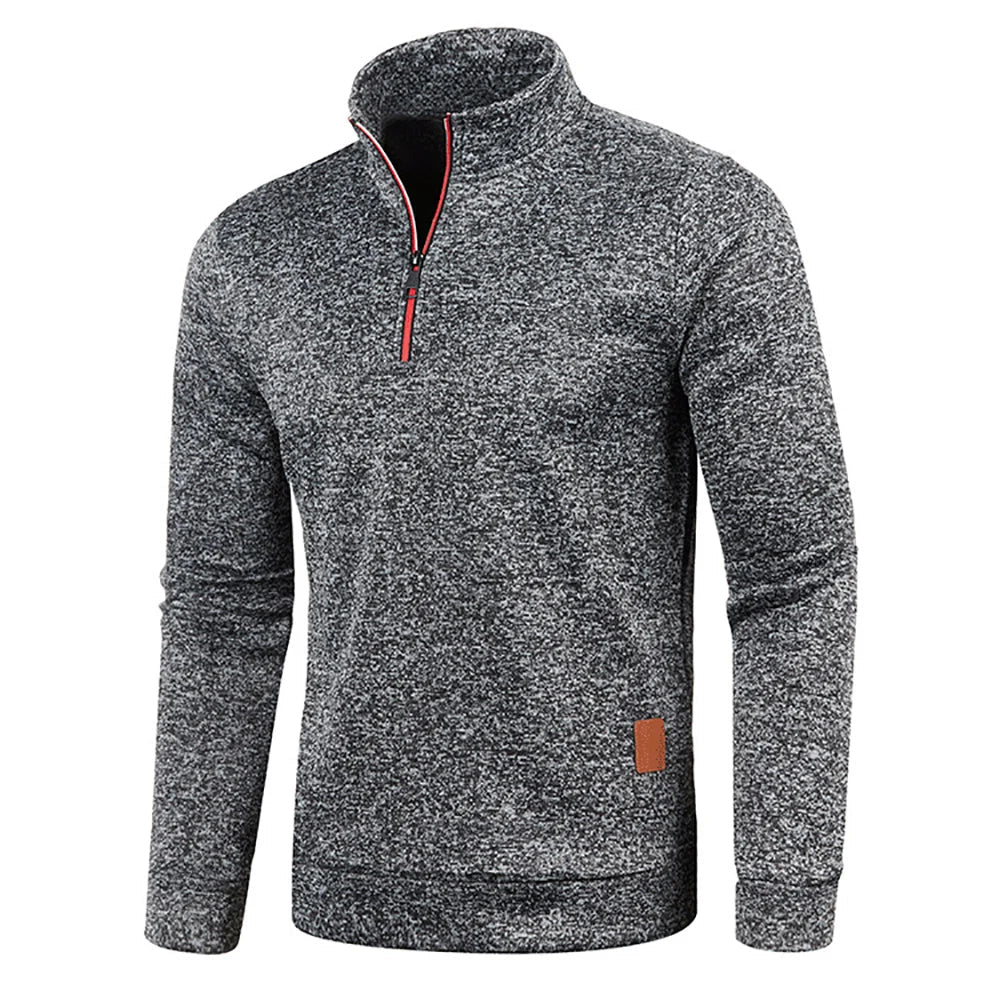 Sportliches Pullover mit Halbem Reissverschluss für Herren | Ideal für Herbst/Winter