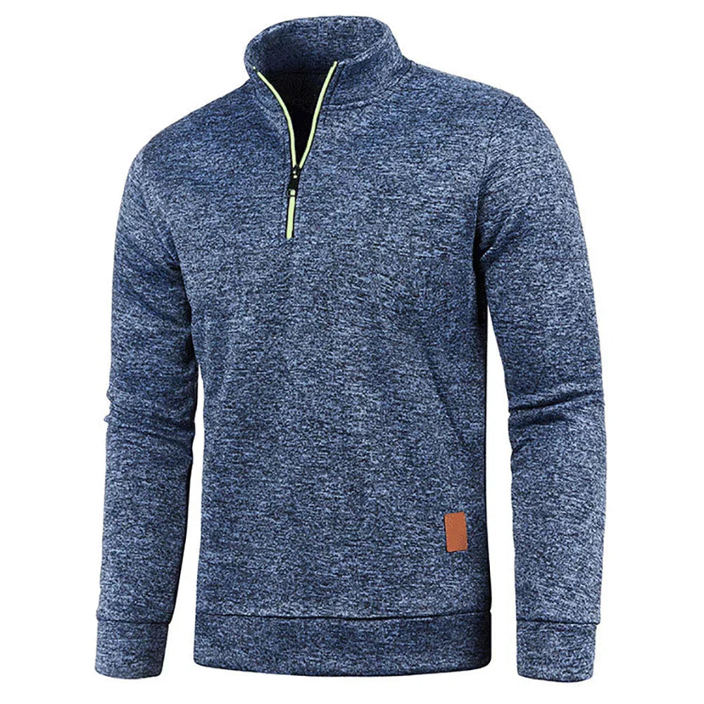 Sportliches Pullover mit Halbem Reissverschluss für Herren | Ideal für Herbst/Winter