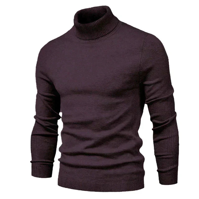 Gemütlicher Rollkragen-Strickpullover Für Herren | Ideal für Herbst/Winter