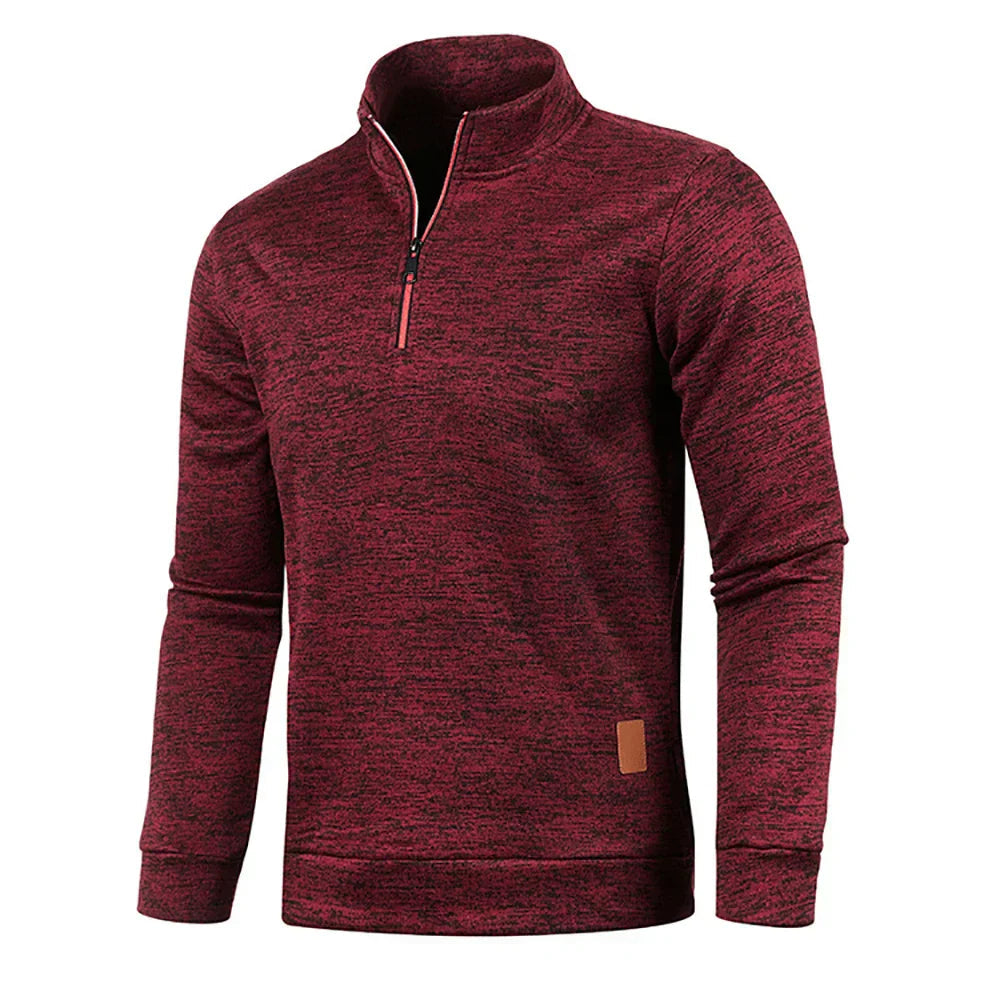 Sportliches Pullover mit Halbem Reissverschluss für Herren | Ideal für Herbst/Winter