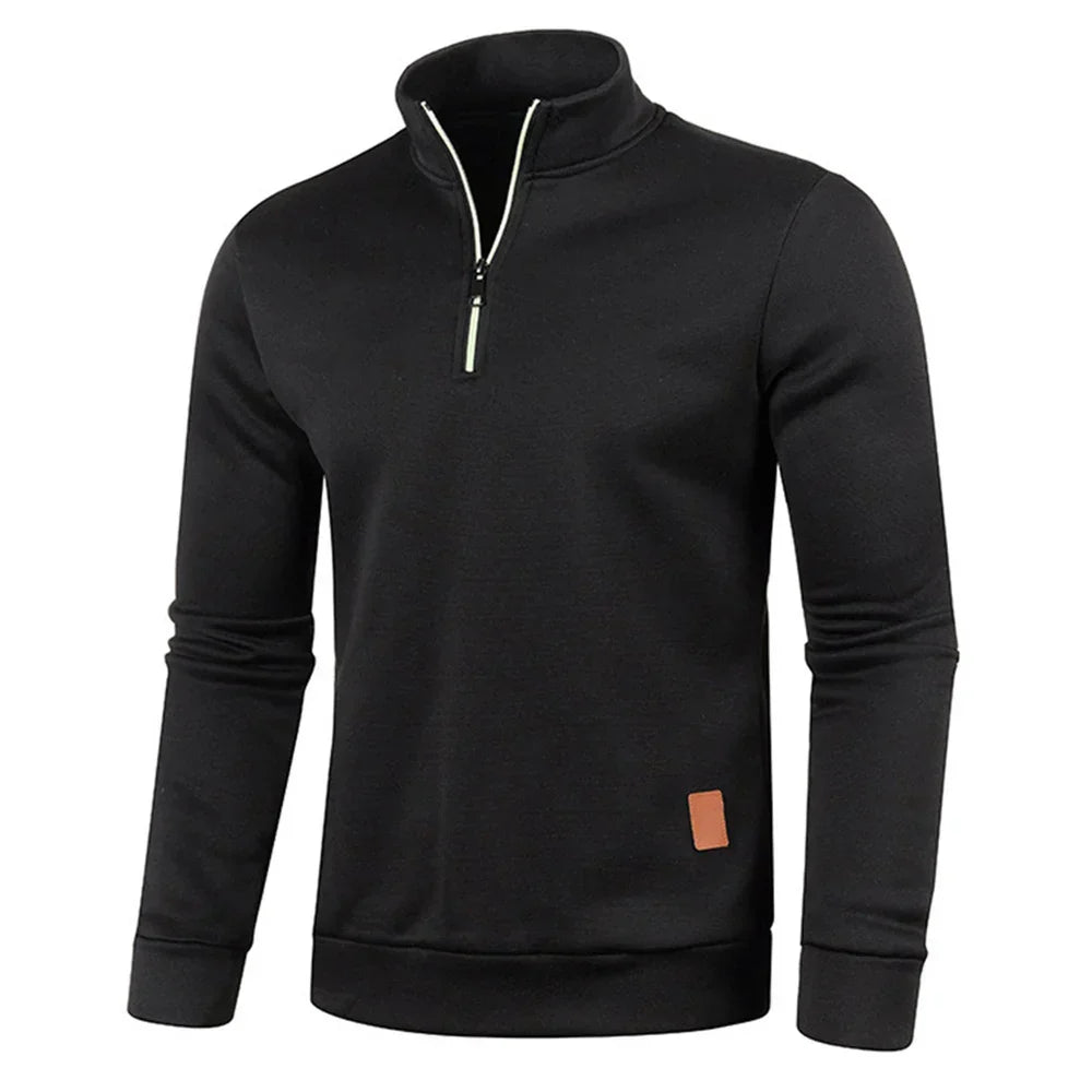 Sportliches Pullover mit Halbem Reissverschluss für Herren | Ideal für Herbst/Winter