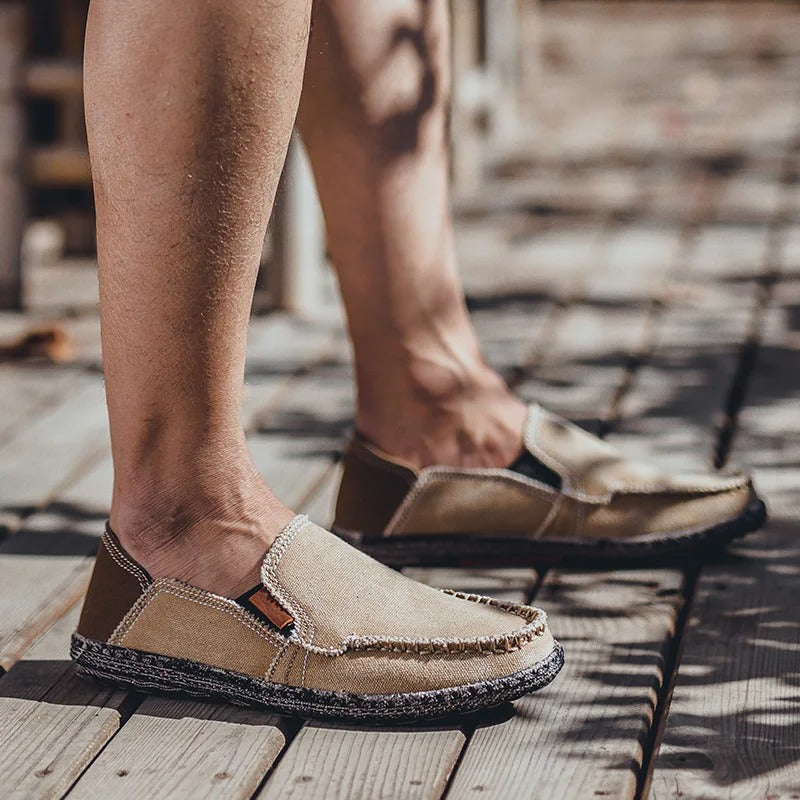 Vintage Canvas Loafer für  Herren | Perfekt für legere Tage