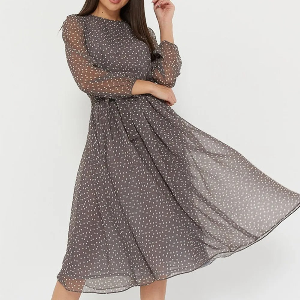 Punktmuster Vintage Kleid für Damen | Ideal für den Sommer